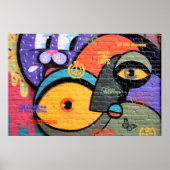 Amsterdam Graffiti Poster (Voorkant)