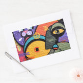 Amsterdam Graffiti Rechthoekige Sticker (Envelop)