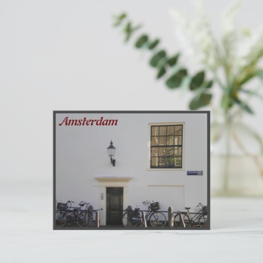Amsterdam greetingcard briefkaart (Staand voorkant)