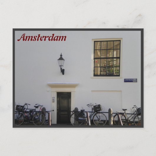 Amsterdam greetingcard briefkaart (Voorkant)
