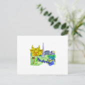 amsterdam groene stad afbeelding.png briefkaart (Staand voorkant)