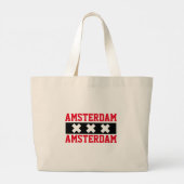 Amsterdam Grote Tote Bag (Achterkant)
