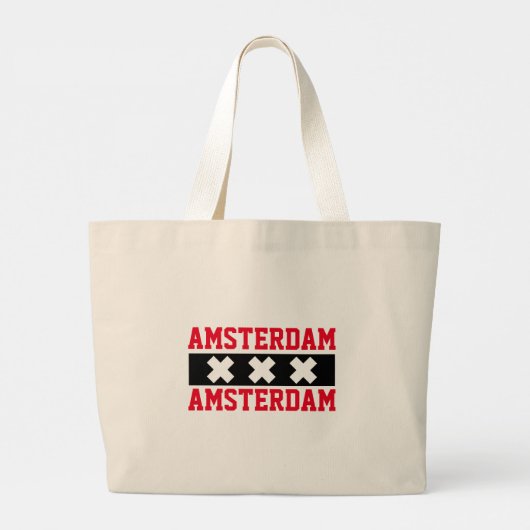 Amsterdam Grote Tote Bag (Achterkant)