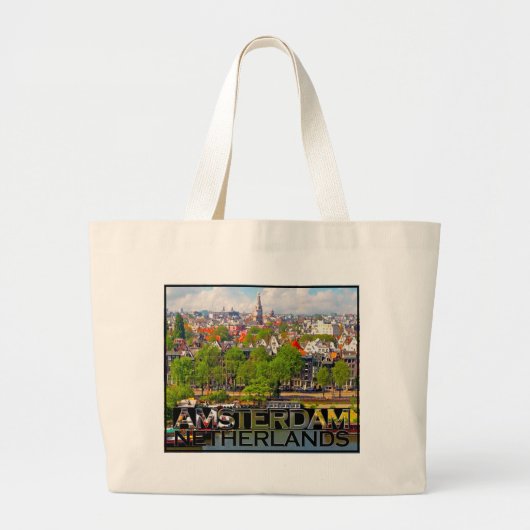 Amsterdam Grote Tote Bag (Voorkant)