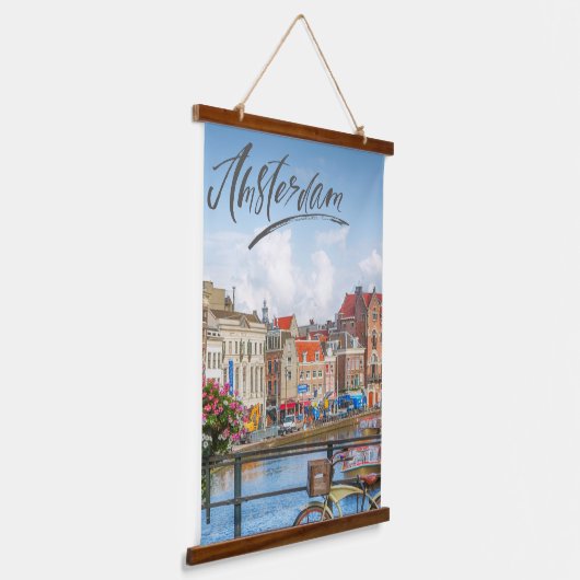 Amsterdam Hangend Wandkleed (Gebogen)