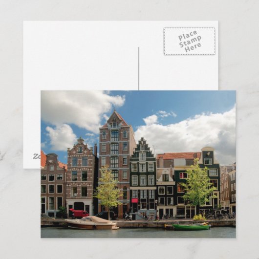 Amsterdam het Nederlandse Briefkaart (Voorkant / Achterkant)