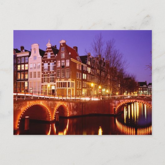Amsterdam het Nederlandse Briefkaart (Voorkant)