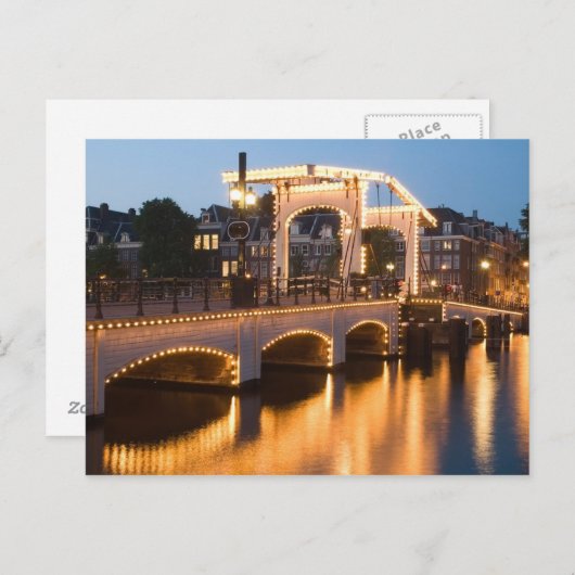 Amsterdam het Nederlandse Briefkaart (Voorkant / Achterkant)