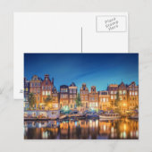 Amsterdam het Nederlandse Briefkaart (Voorkant / Achterkant)