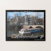 Amsterdam Holland 3D Anaglyph Jigzaag Puzzle Legpuzzel (Horizontaal)