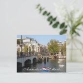 Amsterdam Holland Briefkaart (Staand voorkant)