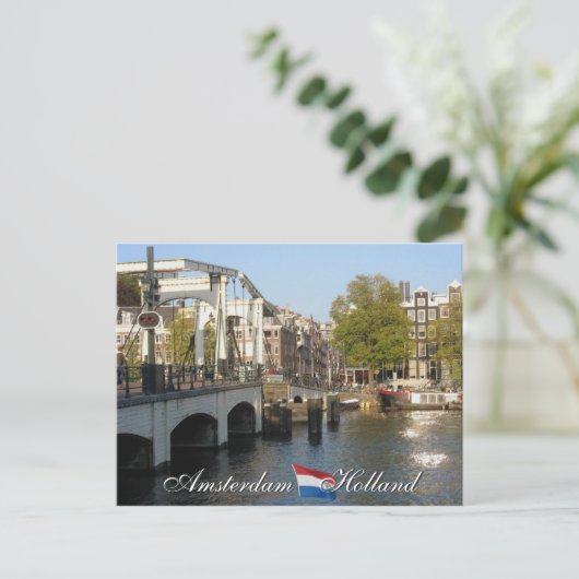 Amsterdam Holland Briefkaart (Staand voorkant)