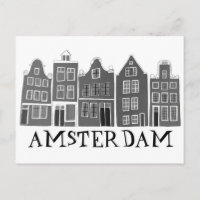 Amsterdam Holland Canal Houses Travel Cute