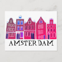 Amsterdam Holland Canal Houses Travel Europe