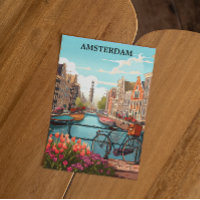 Amsterdam Holland Canal Uitzicht