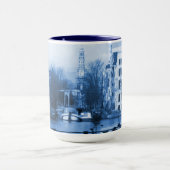 Amsterdam Holland Delft-Blue-look Mok (Midden)