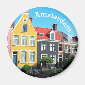 Amsterdam Holland Houses souvenir  Magneet