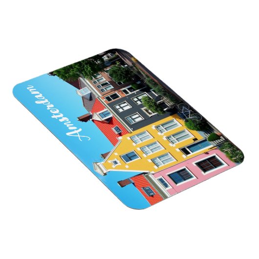 Amsterdam Holland Houses Travel souvenir Magneet (Rechterzijde)