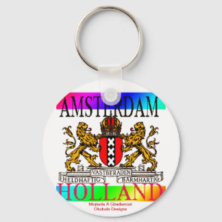 AMSTERDAM HOLLAND KEYCHAIN@MOJISOLA A GBADAMOSI OK SLEUTELHANGER
