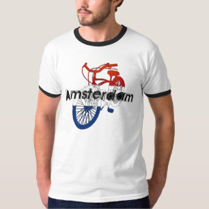 Amsterdam Holland Nederland Fietsen T-shirt