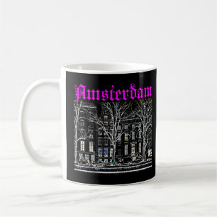 Amsterdam Holland Nederland Travel Cars Trees Bl Koffiemok