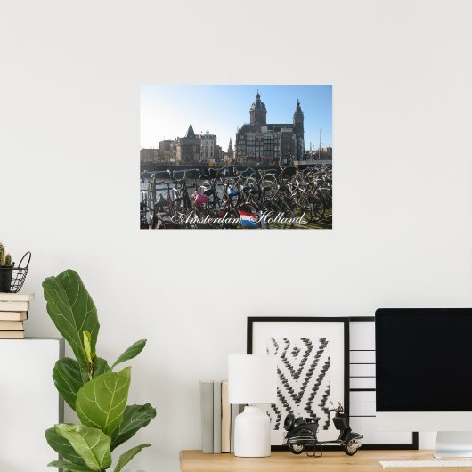 Amsterdam Holland Poster (Thuiskantoor)