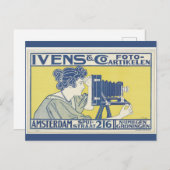Amsterdam Holland  Poster fotografie Briefkaart (Voorkant / Achterkant)