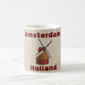 Amsterdam Holland -souvenir koffiekop Koffiemok (Center)