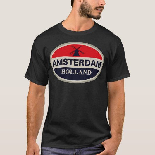 Amsterdam Holland T-shirt (Voorkant)