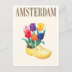 Amsterdam Holland vintage-Briefkaart Briefkaart