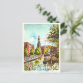 Amsterdam Holland vintage-Briefkaart Briefkaart (Staand voorkant)