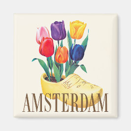 Amsterdam Holland vintage Magneet