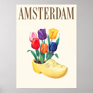 Amsterdam Holland vintage-Poster Poster
