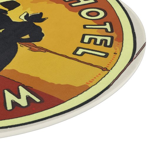 Amsterdam Hotel, tekstsnijbord bewerken Snijplank (Hoek)