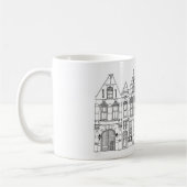 Amsterdam houses on a mug. koffiemok (Links)