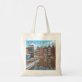 Amsterdam houses Tote Bag (Achterkant)