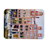 Amsterdam huizen - koelkast magneet door Velvet Es (Horizontaal)