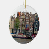 Amsterdam, huizen op het kanaal keramisch ornament (Rechts)