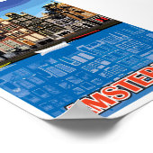 Amsterdam Huizen Poster (Hoek)