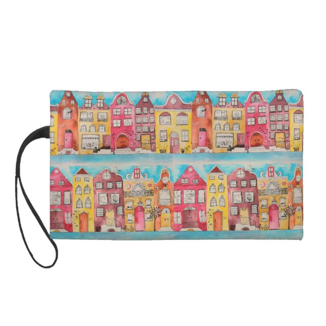 Amsterdam in love farrowed wristlet (Achterkant)