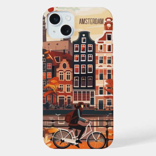 Amsterdam iPhone Hoesje (Achterkant)