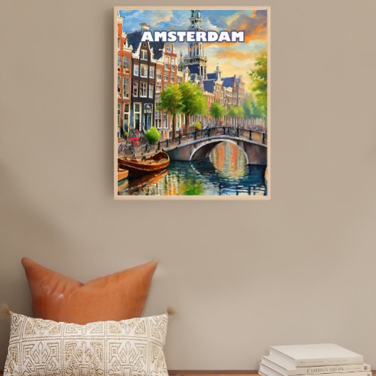 Amsterdam, joyle des Pays - Bas Poster