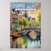 Amsterdam, joyle des Pays - Bas Poster (Voorkant)