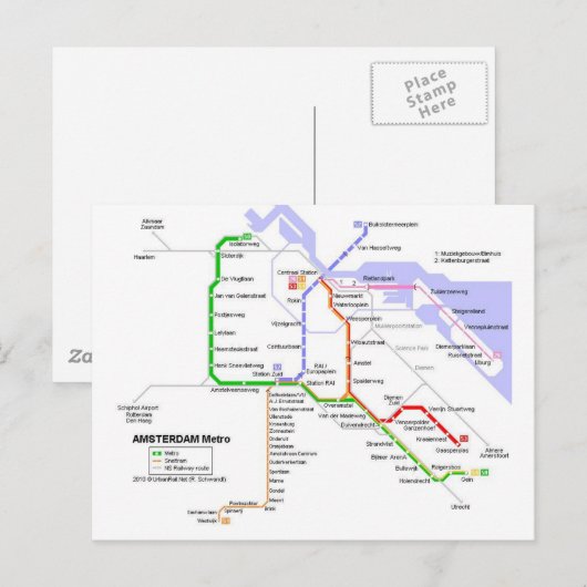 Amsterdam.jpg Briefkaart (Voorkant / Achterkant)