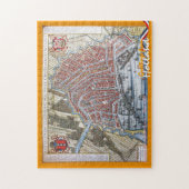  Amsterdam Kaart Groeten uit Nederland Legpuzzel (Verticaal)