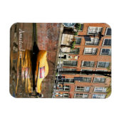 Amsterdam, Kanaal, Klomp Boat Magneet (Horizontaal)