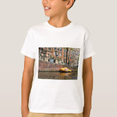 Amsterdam, Kanaal, Klomp Boat T-shirt (Voorkant)