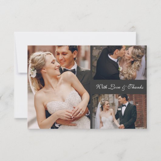 Amsterdam Kanaalhuizen Dank je foto's Collage Bedankkaart (Voorkant)