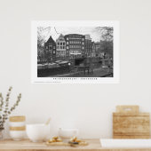 Amsterdam - Kanaalhuizen van Prinsengracht Poster (Keuken)