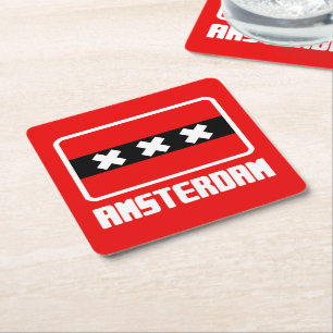 Amsterdam Kartonnen Onderzetters